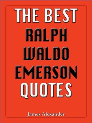 cover image of Best Ralph Waldo Emerson Quotes